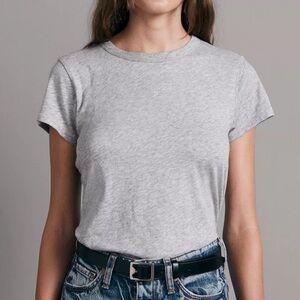 Rag & Bone Heather Grey Slub Tee